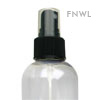 16 oz. PET Cosmo Round Bottles With Black Sprayers 16 oz. PET Cosmo Round Bottles With Black Sprayers