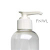16 oz. PET Cosmo Round Bottles With White Pumps 16 oz. PET Cosmo Round Bottles With White Pumps